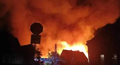 Pożar w Rekowie