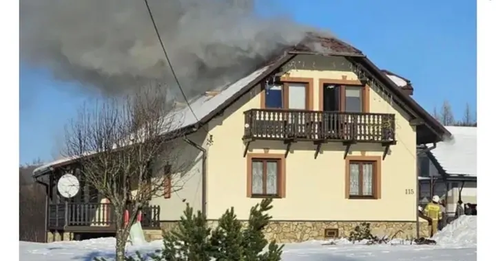 Pożar w Posadzie Jaśliskiej