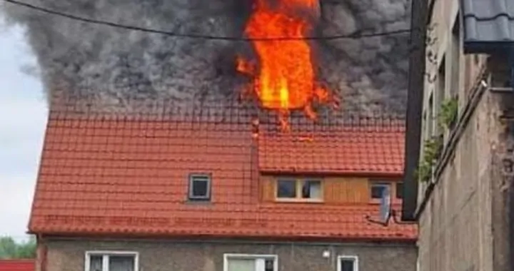 Pożar w Mieroszowie