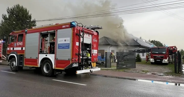 Pożar zniszczył dom