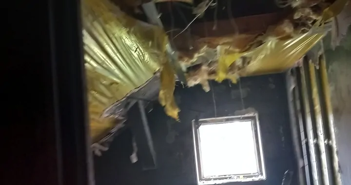 Pożar domu w miejscowości Marcewek