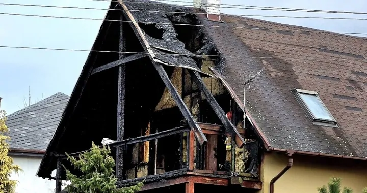 Pożar w Lubinie
