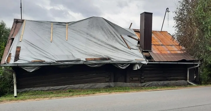 Pożar domu w miejscowości Malawa
