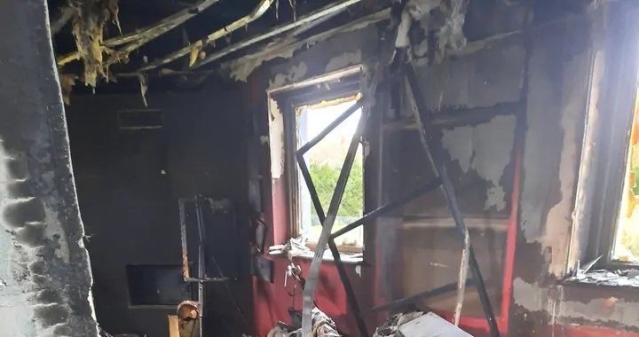 Pożar domu w Morzyczynie