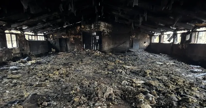 Pożar gospodarstwa w Wołkowie