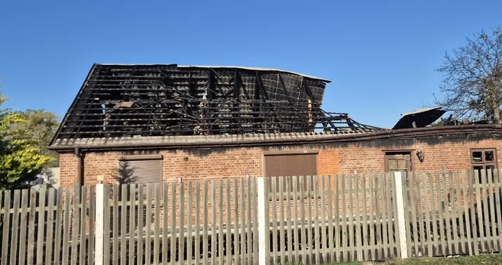 Ogromny pożar w miejscowości Stefanowo