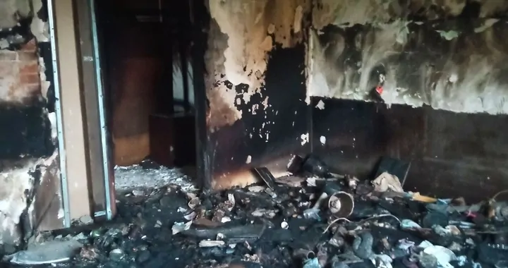Pożar domu w Potencjanowie
