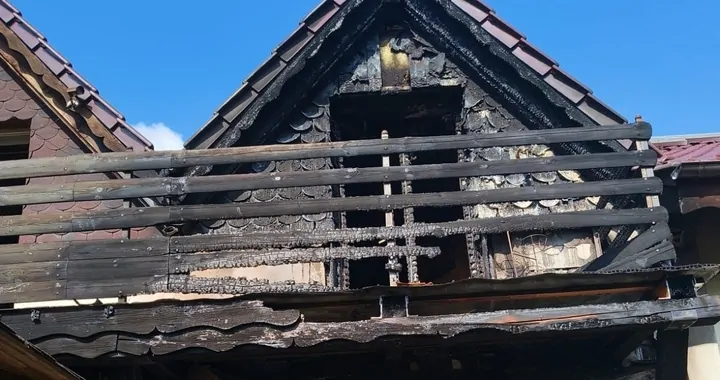Pożar domu w miejscowości Rzeszówek