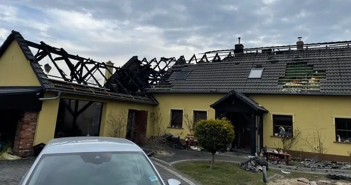 Pożar w Prószkowie