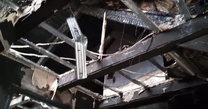 Pożar domu w Skarżysku - Kamiennej