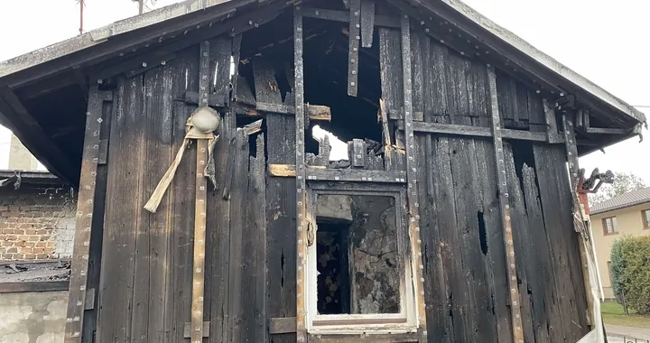 Pożar domu w Częstochowie