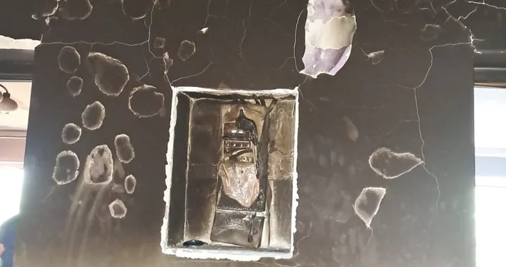 Pożar w miejscowości Dębice