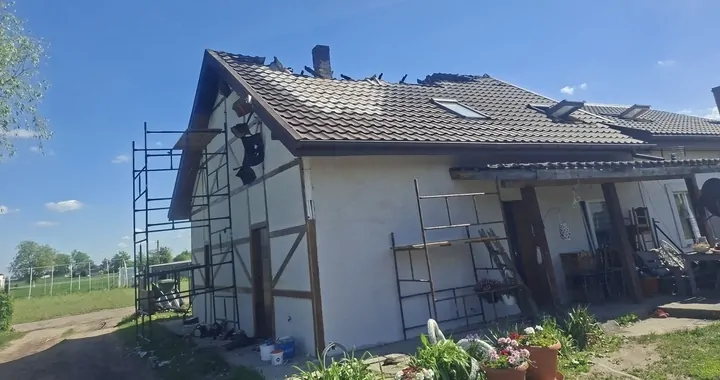 Pożar zabrał nasz dom rodzinny