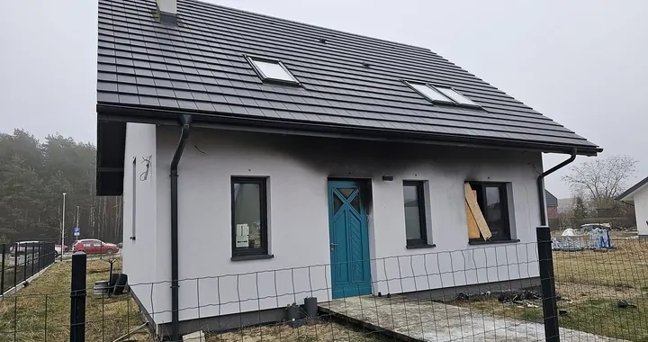 Pożar w Kliniskach Wielkich