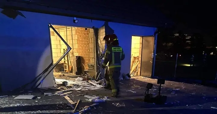 Wybuch gazu w miejscowości Wójty