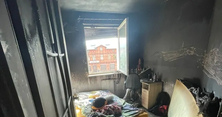 Pożar mieszkania w Toruniu
