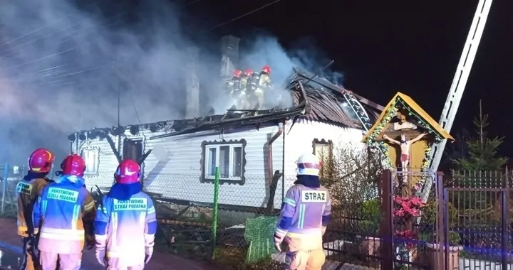 Pożar domu Rybarzowice