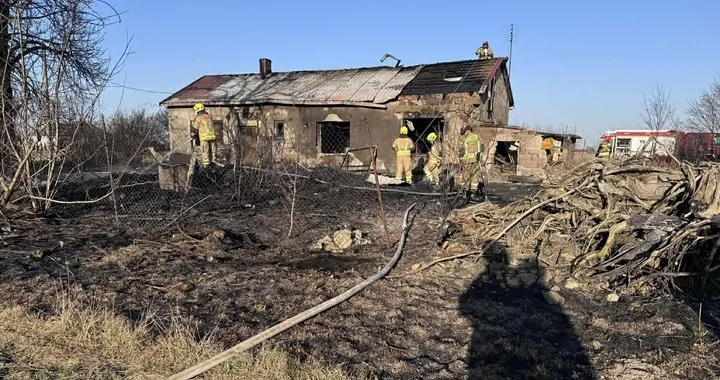 Pożar w miejscowości Korzeszynek