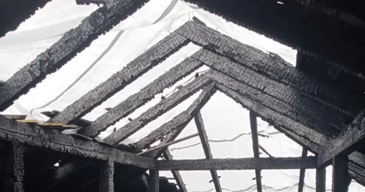 Pożar domu w Jaworznie