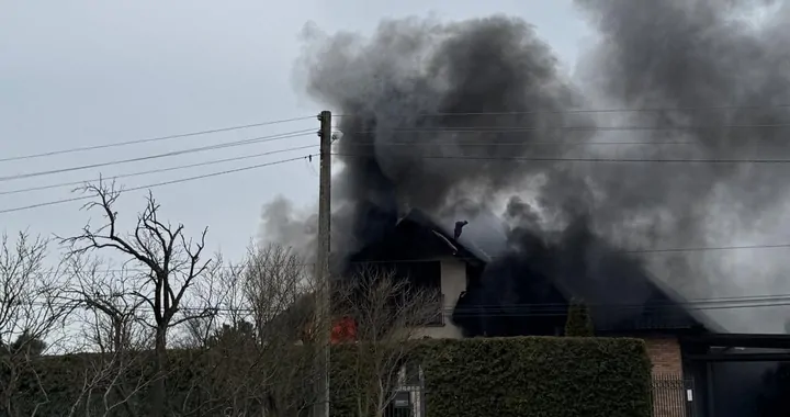 Pożar domu w Białczu