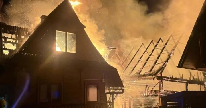 Pożar w Białym Dunajcu