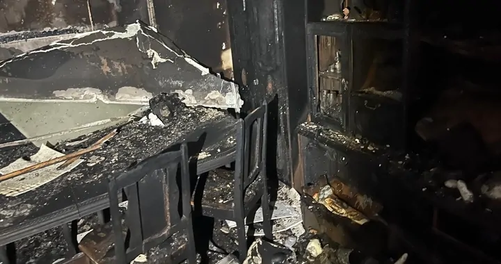 Pożar domu w Wałczu