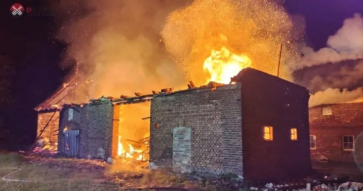 Pożar w Grabiszycach Górnych