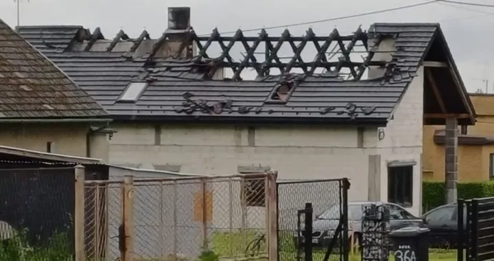 Pożar w Iskrzyczynie