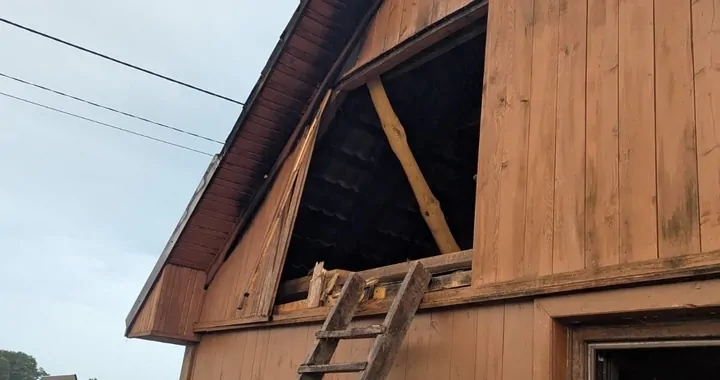 Pożar domu w miejscowości Zawisty-Króle
