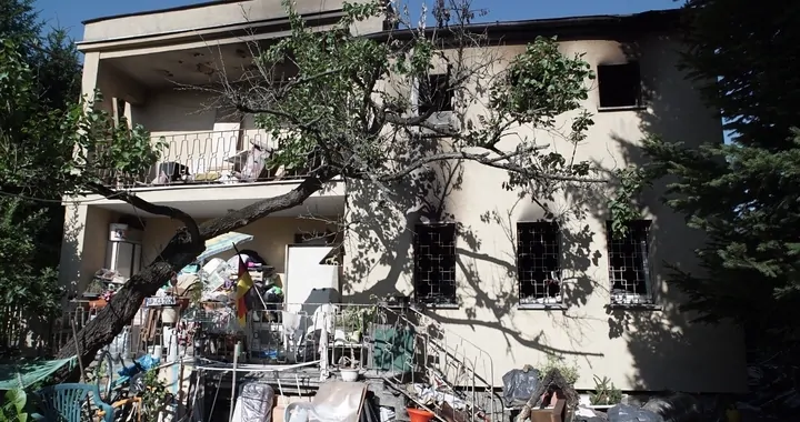 Pożar domu w Puszczykowie