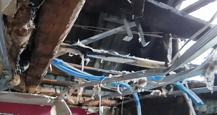 Pożar w miejscowości Kucieje