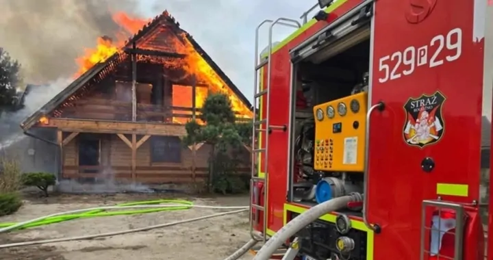 Pożar w miejscowości Owczegłowy - Ogień zabrał im wszystko