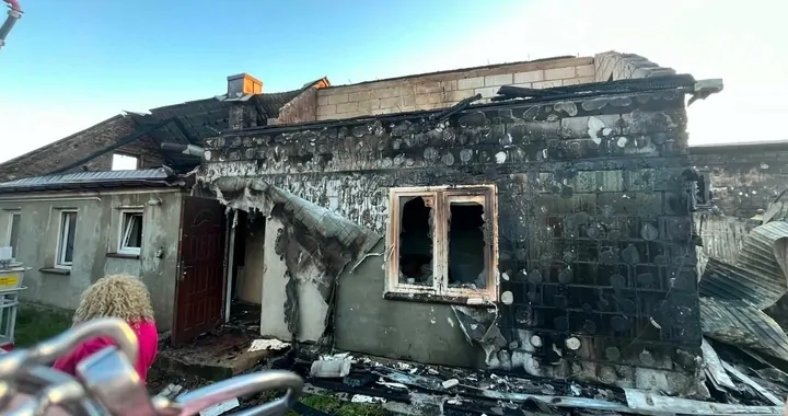 Pożar w miejscowości Stary Cydzyn