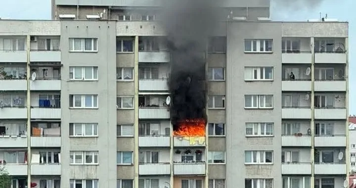 Pożar mieszkania w Raciborzu