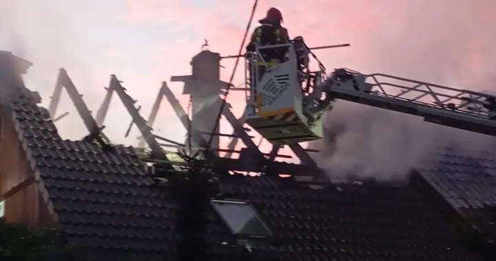 Pożar w Brzeziej Łące