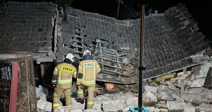 Wybuch gazu w Jadownikach