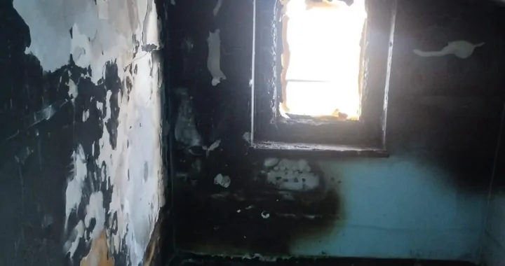 Pożar przy ul. Kaliskiej we Włocławku