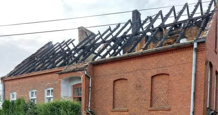 Pożar domu w Nowym Chwalimiu