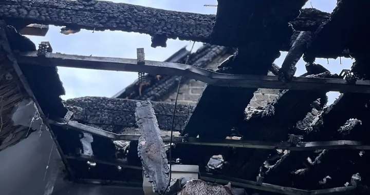 Pożar domu w Jabłonnie