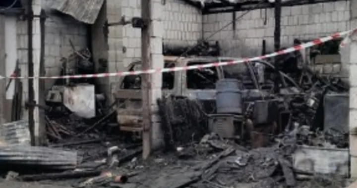 Ogromny pożar w Szałkowie