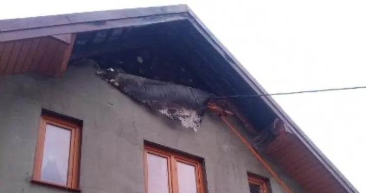 Pożar w miejscowości Nowy Karolinów