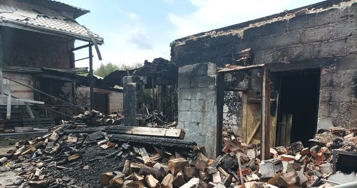 Kolosalny pożar w Tajęcinie