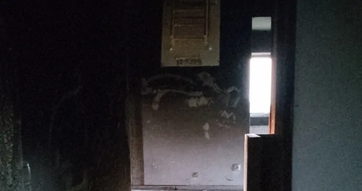 Pożar domu w Korczynie