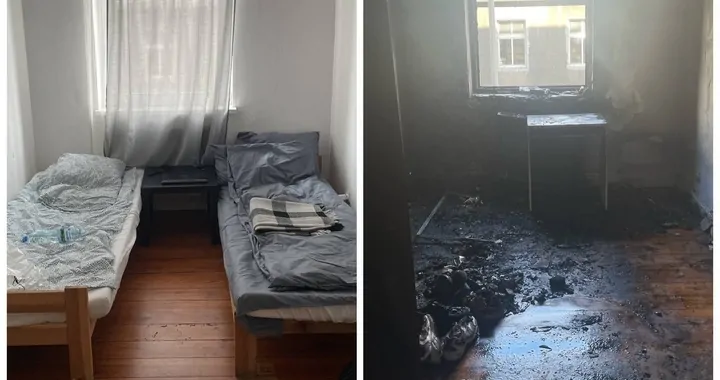 Pomoc po pożarze mieszkania w Bydgoszczy