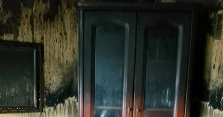 Pożar domu w miejscowości Borawe