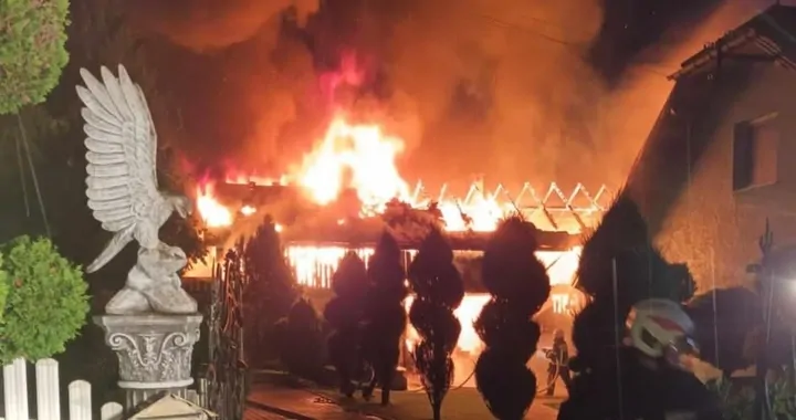 Pożar w miejscowości Juraszowa