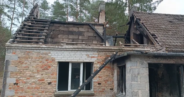 Pożar w miejscowości Piłka