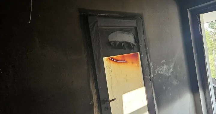 Pożar domu w Woli Jachowej