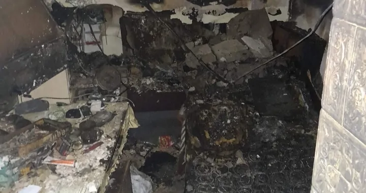 Pożar mieszkania w Skwierzynie