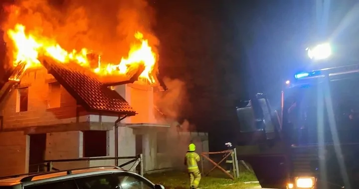 Pożar wymarzonego domu w Domatowie